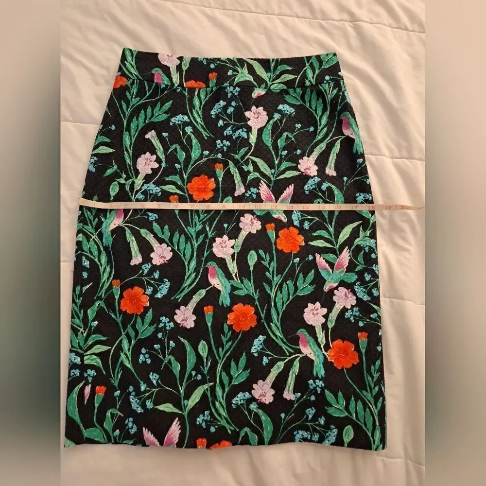 Kate Spade Sz 4 floral pencil skirt